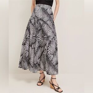 NWT Ann Taylor Tiered Full Skirt